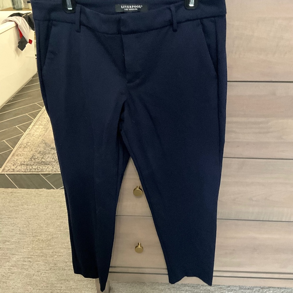 Navy slacks